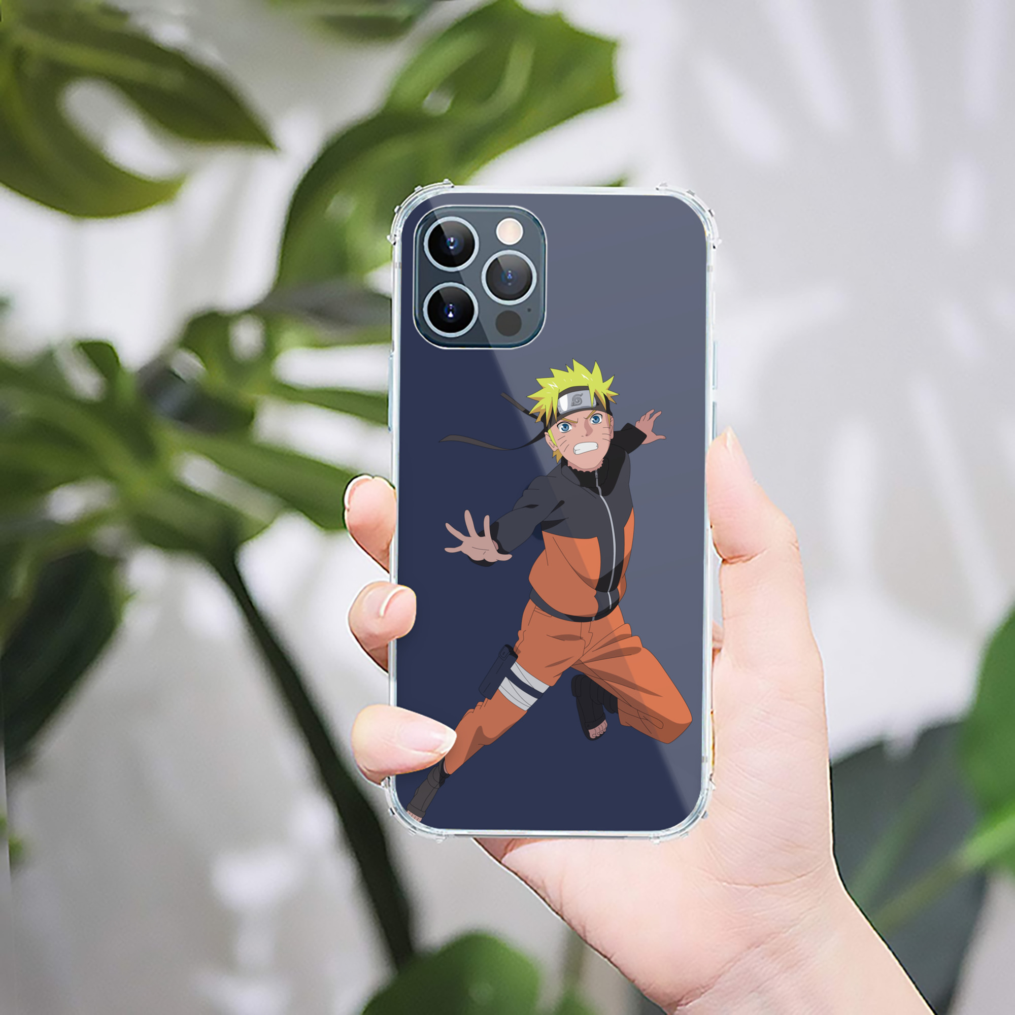 （画像用） NARUTO -ナルト- うずまき ナルト Uzumaki Naruto 【iPhone 12シリーズ対応】透明スマホケース（クリアソフトケース）
